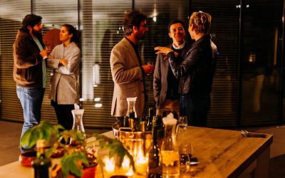 Eventos de Navidad para empresas. Organización de brunch o cóctel.
