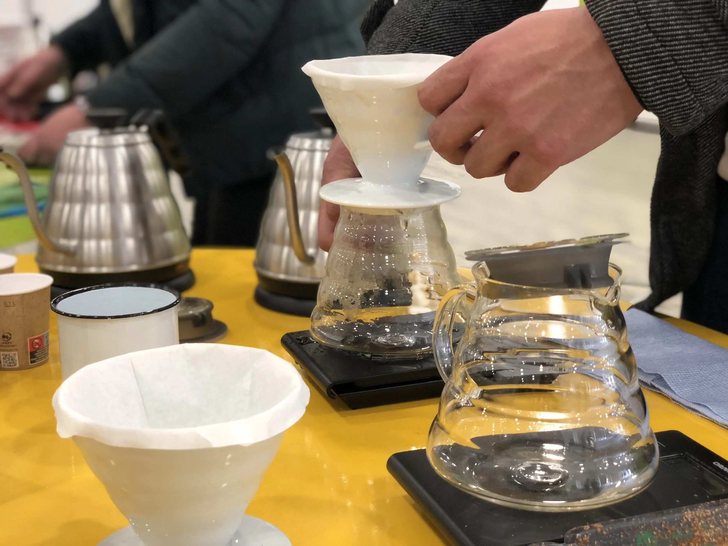   Evento organizado por LAESKI en las instalaciones de Zamon. Taller de café.  