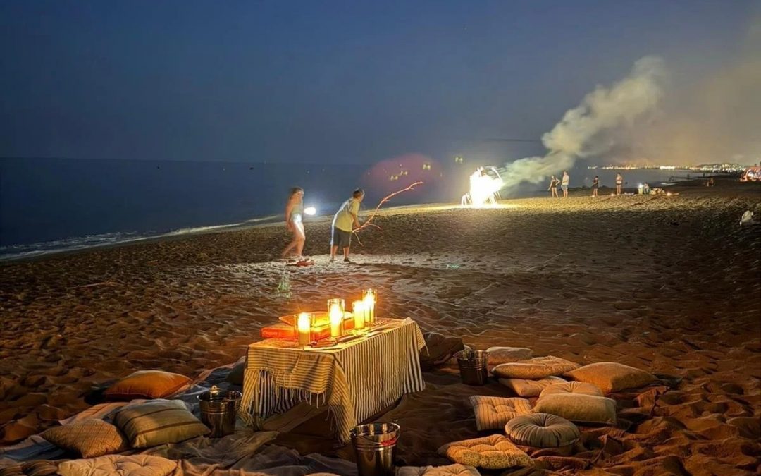 Una noche de Sant Joan frente al mar: un montaje pensado para disfrutar